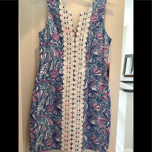 Lilly Pulitzer dress with gold Lilly back zipper